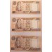 CYPRUS 2004 . ONE 1 POUND BANKNOTES . CONSECUTIVE SIX 6 . GEM UNCIRCULATED